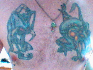 Violator&alien by Susuan Behney tattoo