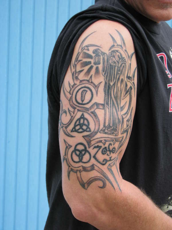 Led Zeppelin Runes tattoo