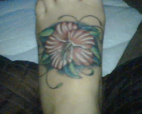 PR nat'l flower tattoo