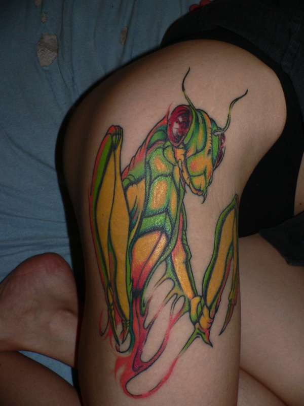 Praying Mantis tattoo