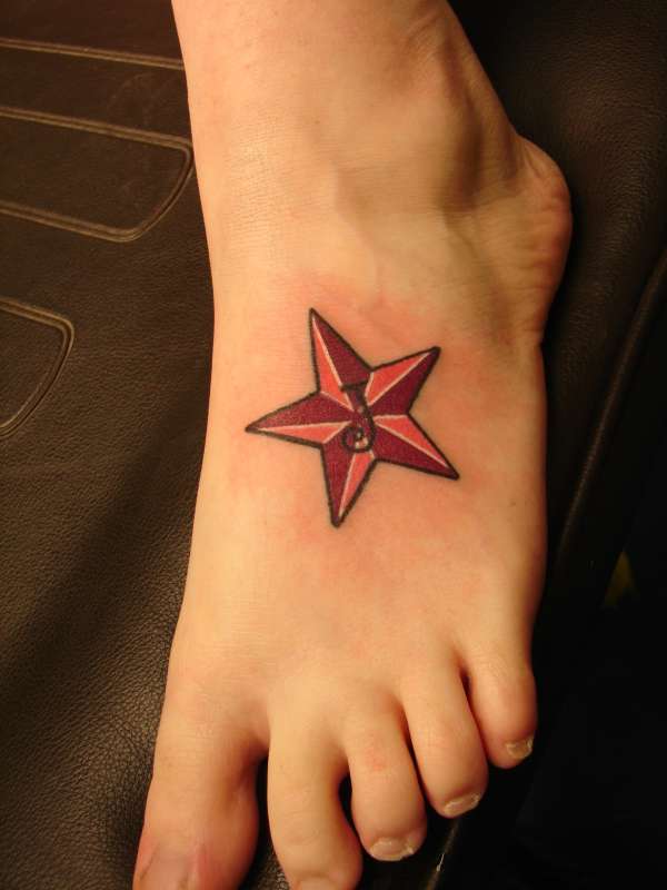 cute stars tattoo