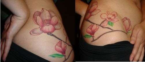 Japaneese Magnolia tattoo