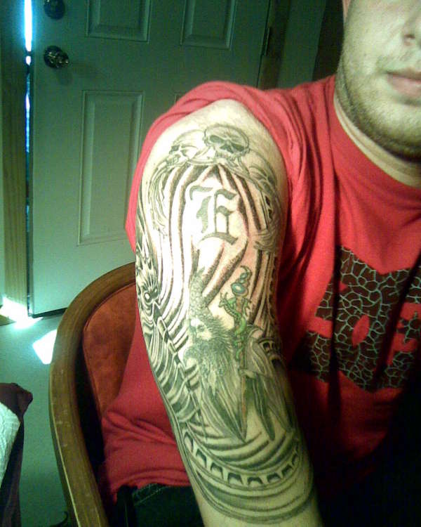 half sleeve tattoo