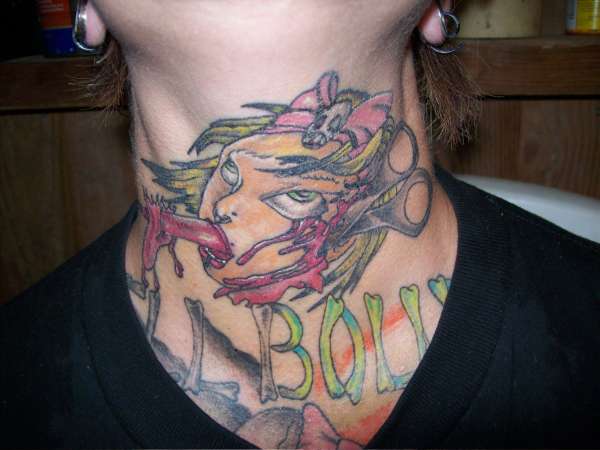 throat tattoo tattoo