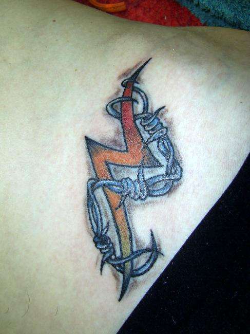 AC-DC tattoo