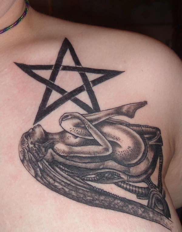 More Giger tattoo