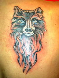 Wolf tattoo