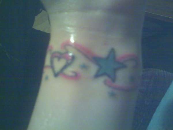 Star and Heart tattoo