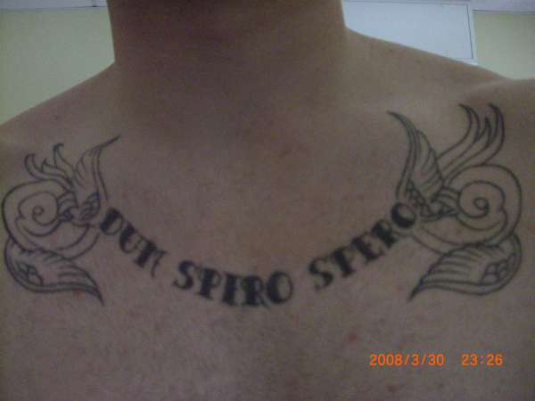 while i breath, i hope tattoo