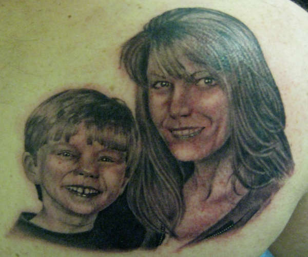 Mother n son tattoo