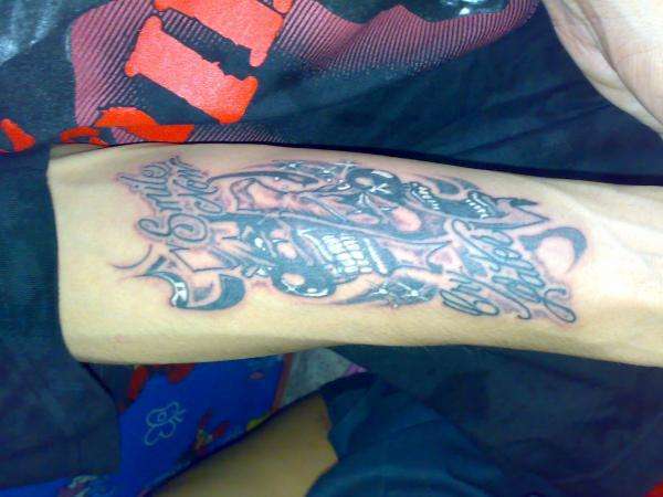 smile now cry later tattoo