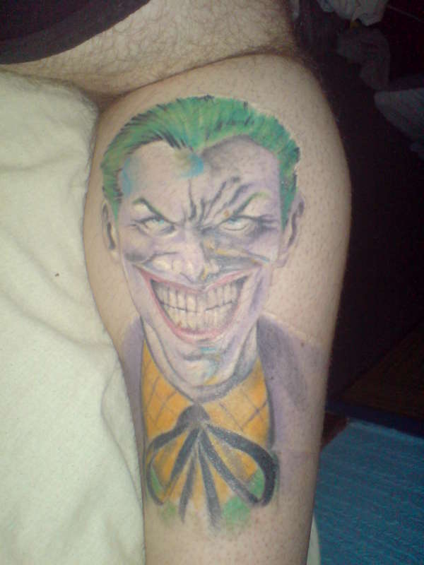 the joker from batman tattoo
