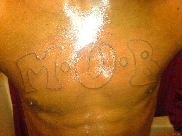 M.O.B. tattoo