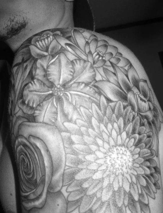 flowers tattoo