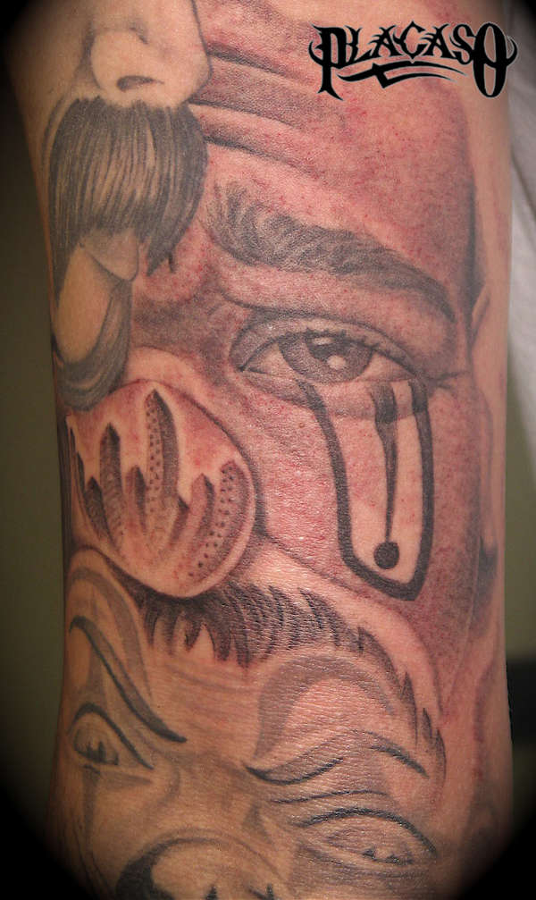 clown tattoo