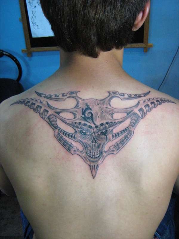 st.angel78 tattoo (bioskull) tattoo