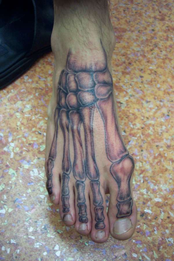 Boney Foot tattoo