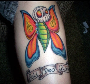 custom butterfly tattoo