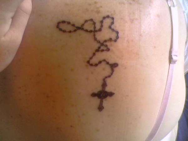 My first tattoo - ROSARY tattoo
