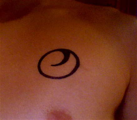 Spiral of Potential Energy/ Seed of Life tattoo