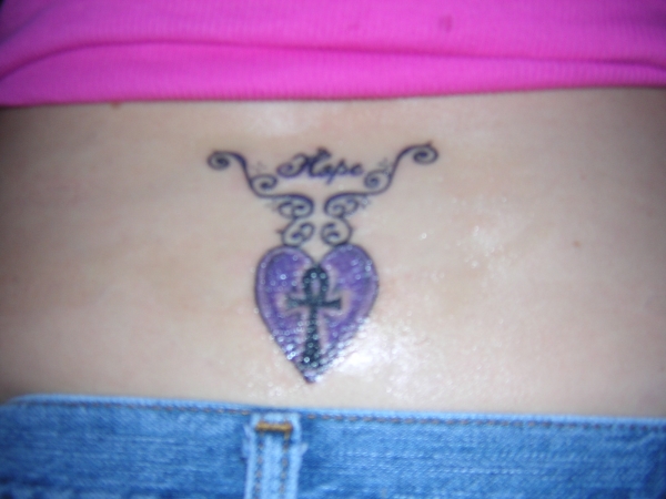 My Purple Heart tattoo