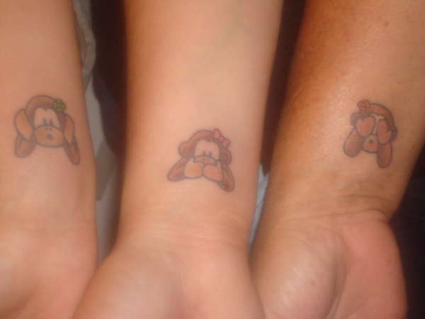 THREE MONKEYS tattoo