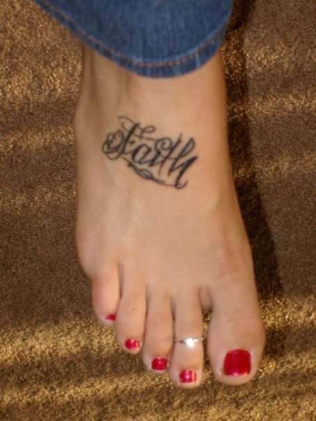 Faith 2 tattoo