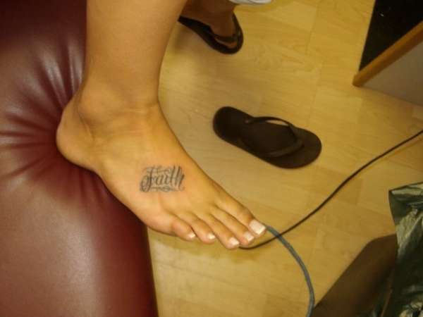 Faith 3 tattoo