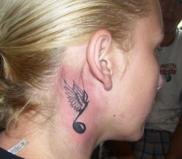 Music Wings tattoo
