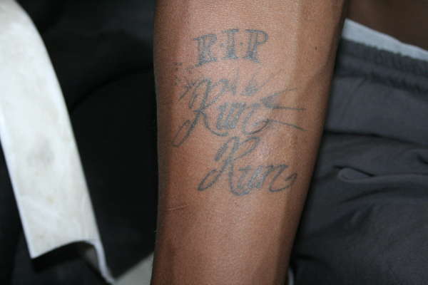 R.I.P RUN-RUN tattoo