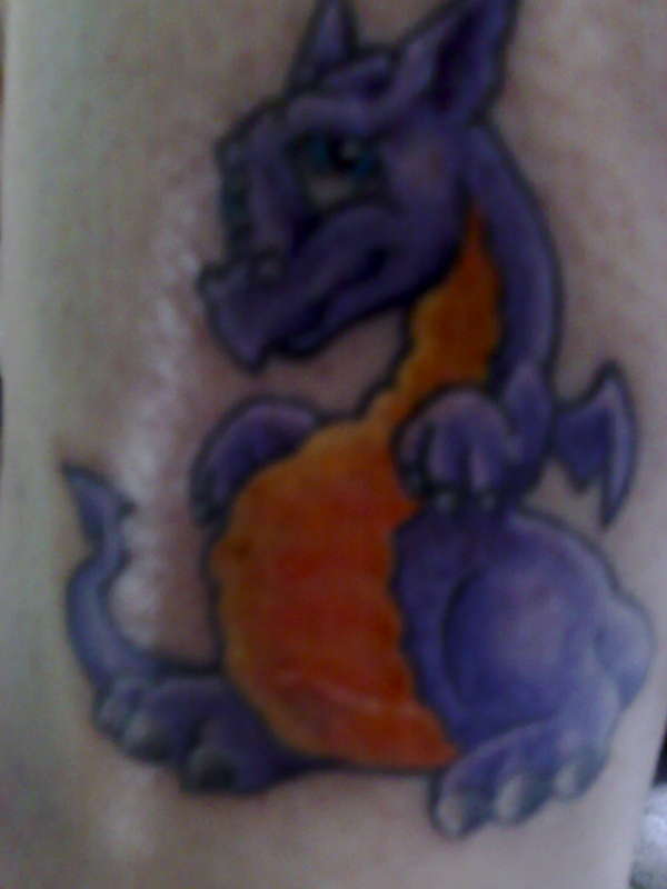 Cute Little Dragon (autsch) tattoo