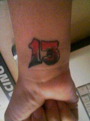 Lucky 13 tattoo