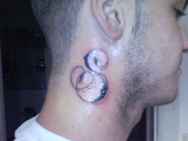 S. for his wife tattoo