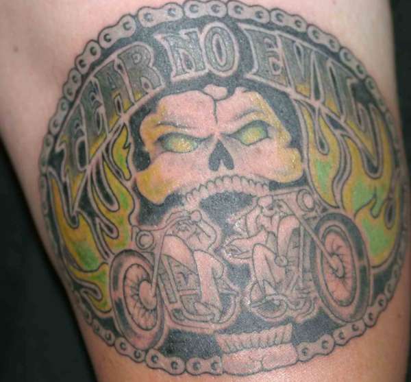 fear no evil tattoo