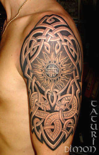 Celtic piece tattoo