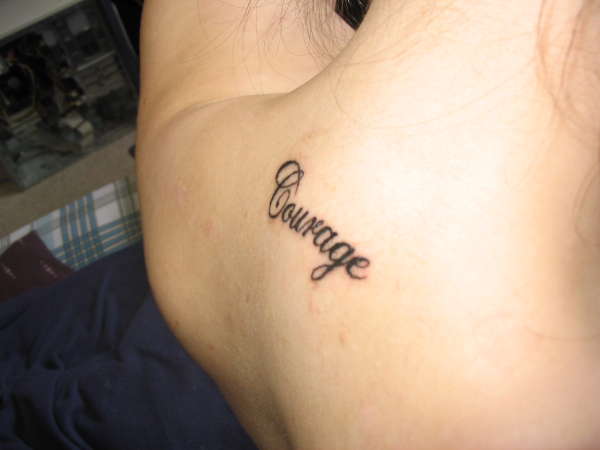 Courage tattoo