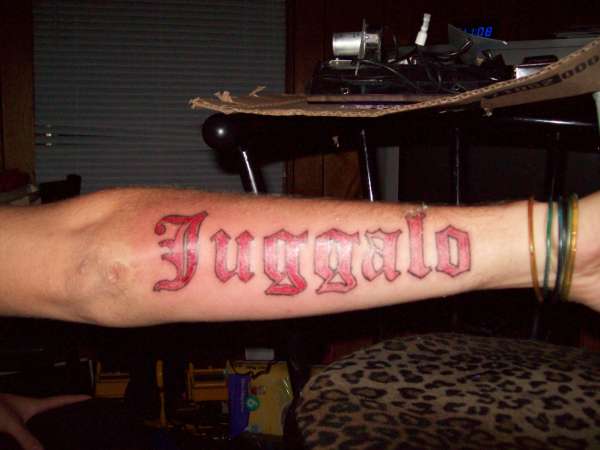 Juggalo Tattoo With Out the black light tattoo
