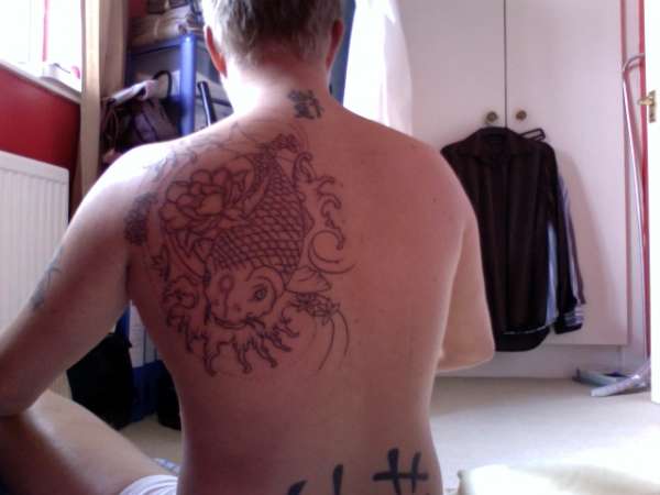 Koi Back tattoo