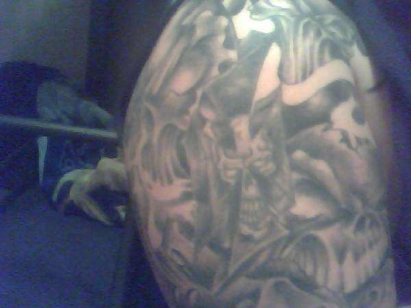 right arm half sleave tattoo