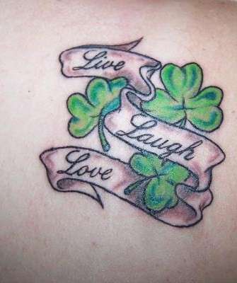 Shamrocks tattoo