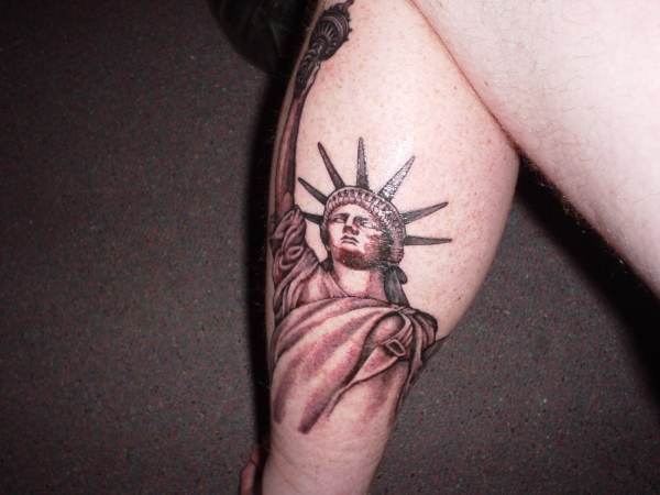 statue of liberty tattoos