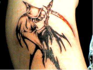 my third. always wanted a reaper. tattoo