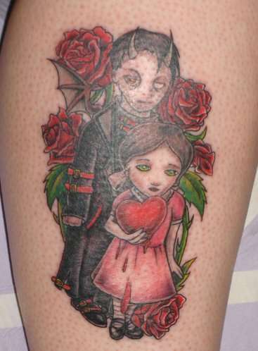 Creepy Kids tattoo