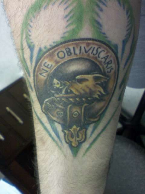 My Family Crest....pimped out a bit tattoo