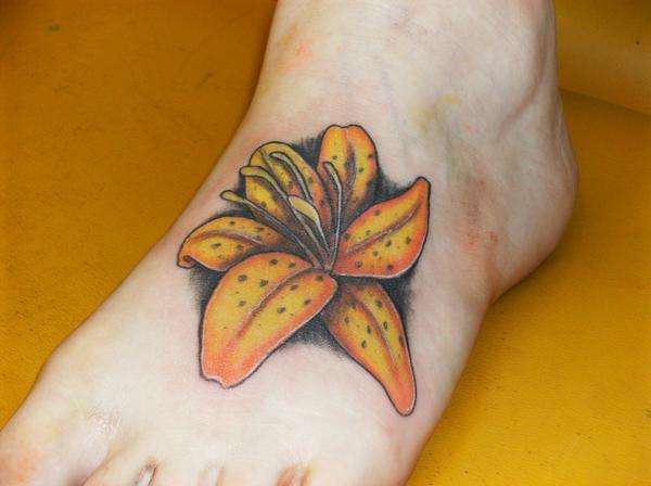 Ann's foot tattoo