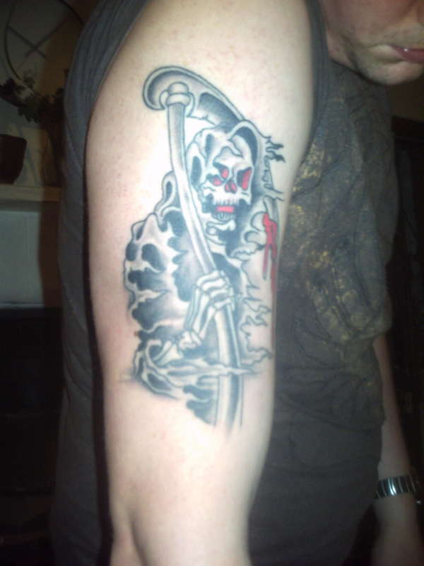 Grim Reaper tattoo