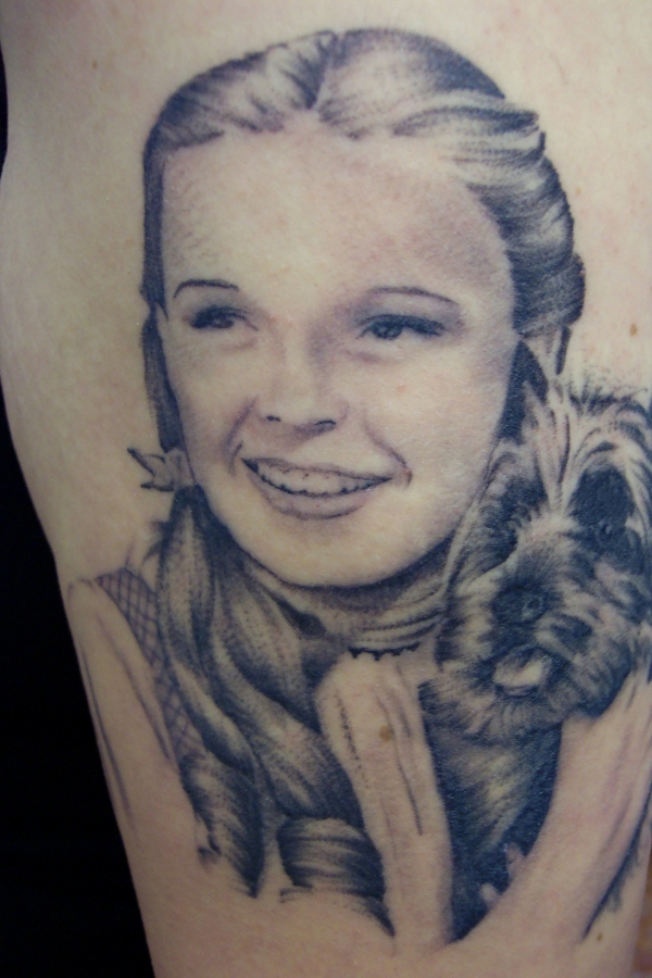 Dorothy and Toto (Wizard of Oz) tattoo