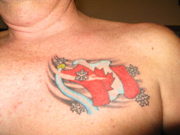 Canadian Flag tattoo