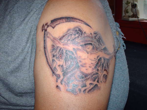 Evil Arch Angel tattoo