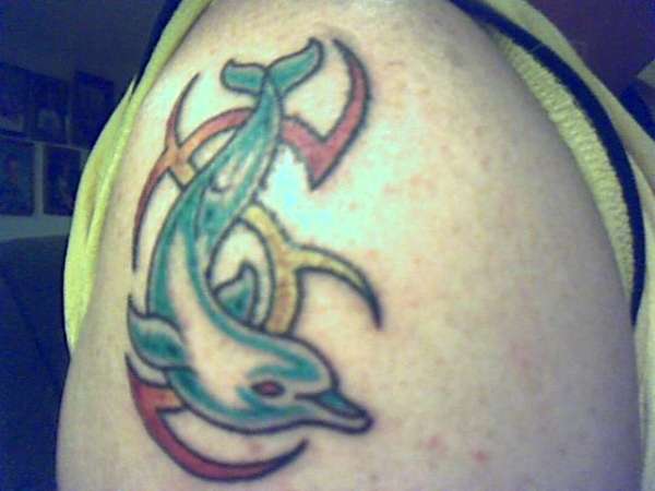 First Tattoo Dolphine tattoo